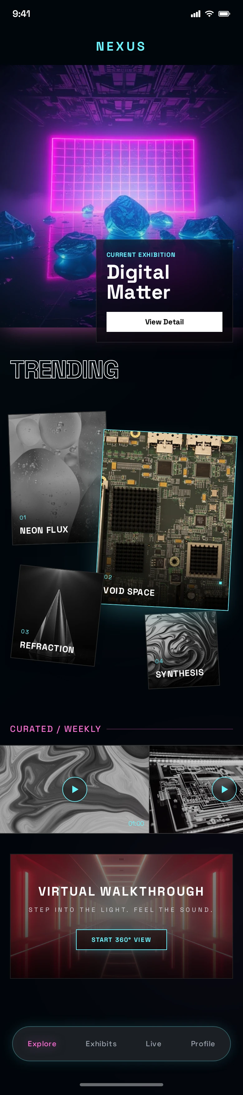 Contemporary Installation Art Exhibition App